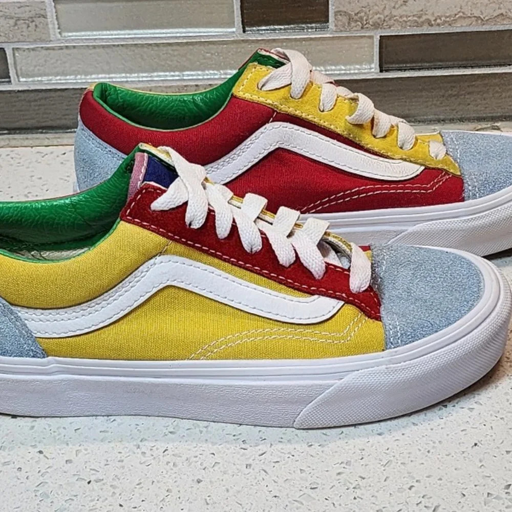 Vans Old Skool Unisex Yacht Club M3.5 W5.0 Multicolor Colorblock 🌈⛵